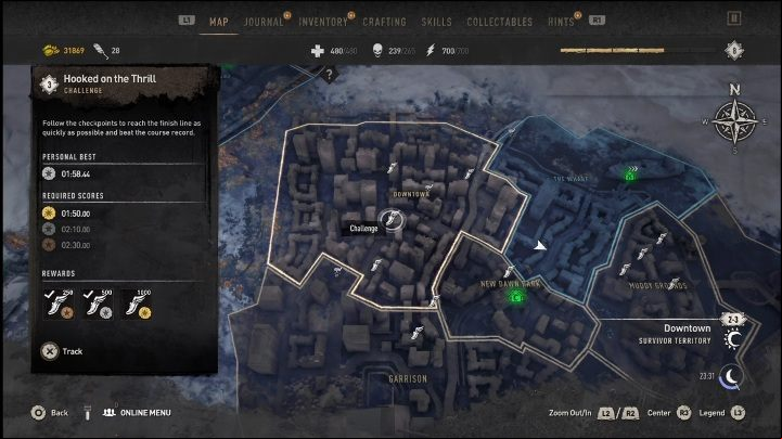 District : Downtown - Dying Light 2: Parkour Challenges - list and locations - Side activities - Dying Light 2 Guide