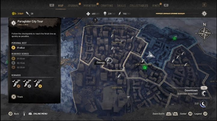 District : Downtown - Dying Light 2: Parkour Challenges - list and locations - Side activities - Dying Light 2 Guide