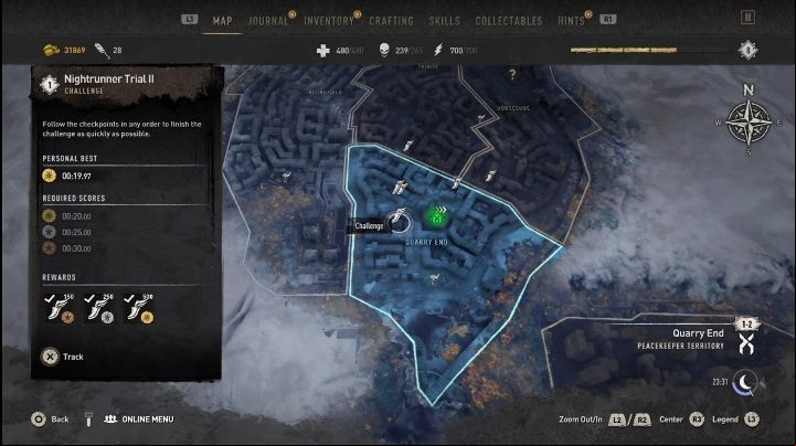 District : Quarry End - Dying Light 2: Parkour Challenges - list and locations - Side activities - Dying Light 2 Guide