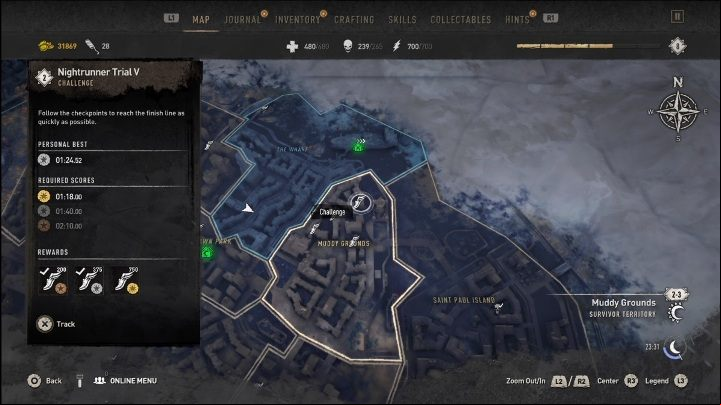 District : Muddy Grounds - Dying Light 2: Parkour Challenges - list and locations - Side activities - Dying Light 2 Guide