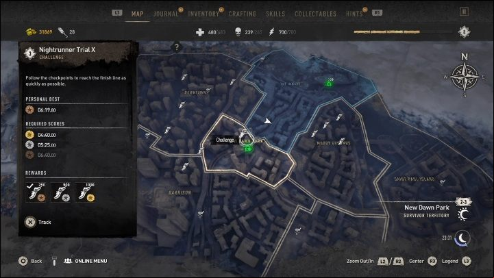 District : New Dawn Park - Dying Light 2: Parkour Challenges - list and locations - Side activities - Dying Light 2 Guide