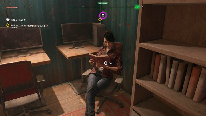 Talk to Thalia and get a list of 9 new books - Dying Light 2: Book Club 10 - walkthrough - Book Club tasks - Dying Light 2 Guide