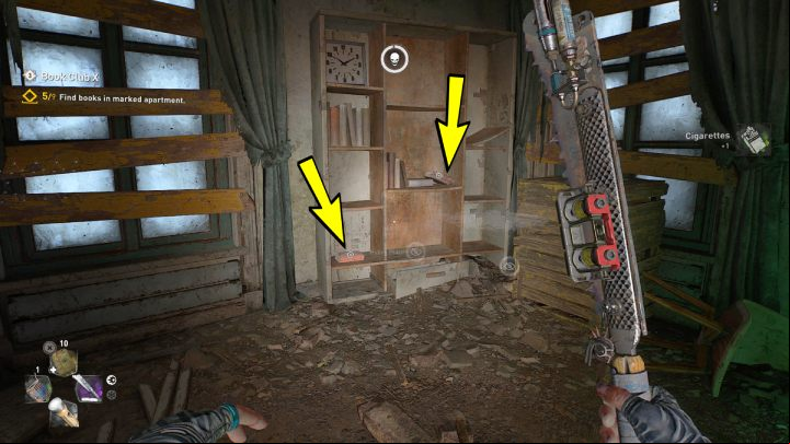 The third and fourth books are on the bookshelf - Dying Light 2: Book Club 10 - walkthrough - Book Club tasks - Dying Light 2 Guide