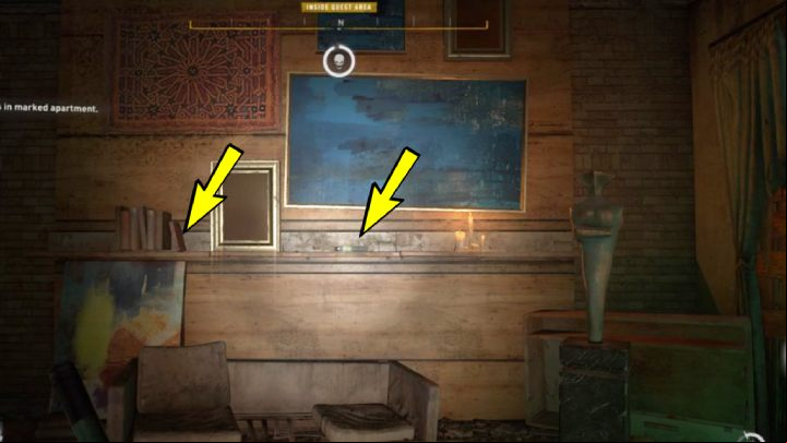 The sixth and seventh books are on the wall shelf - Dying Light 2: Book Club 10 - walkthrough - Book Club tasks - Dying Light 2 Guide