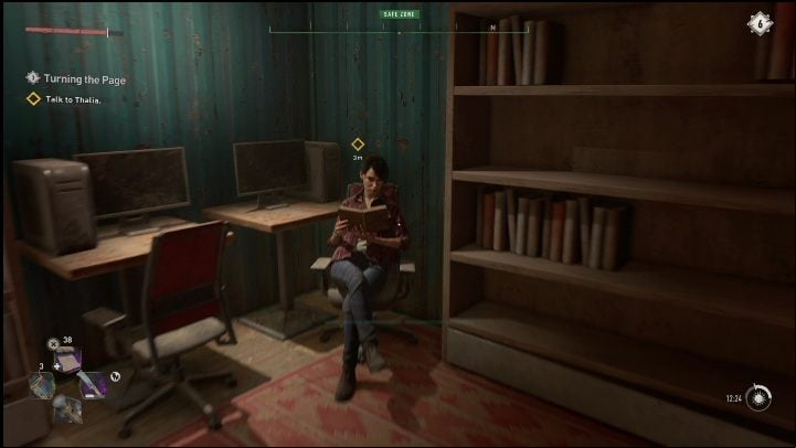 Thalia is a woman you can meet in the library PK Floating Fortress - Dying Light 2: Romances - are they available? - World and game information - Dying Light 2 Guide