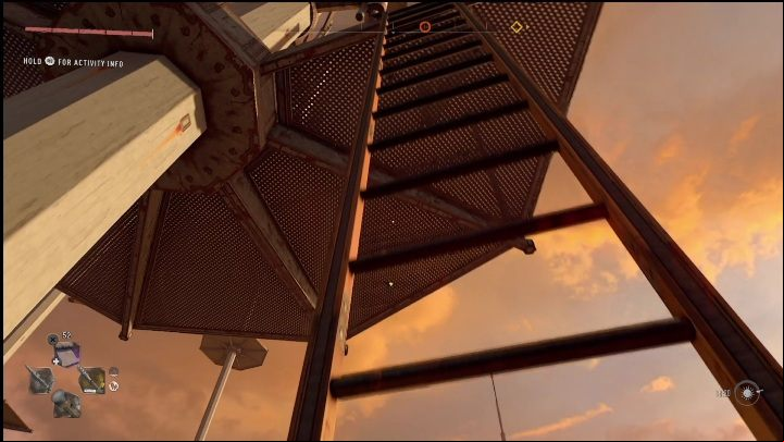 When climbing, look for ladders that you can drop down - Dying Light 2: GRE detectors - antennas and towers - Side activities - Dying Light 2 Guide