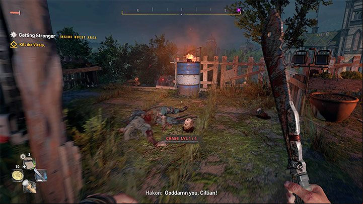 While Hakon is knocking on the door, infected will start appearing in the area - Dying Light 2: Getting Stronger - walkthrough - Story quest - Dying Light 2 Guide