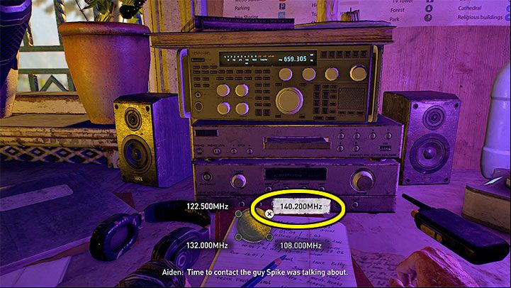 After watching the flashback, Aiden will use the radio - Dying Light 2: Pilgrims Path - walkthrough - Story quest - Dying Light 2 Guide