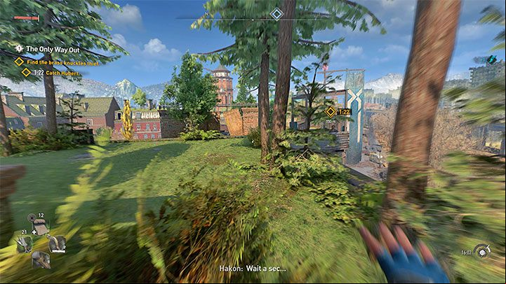 You now need to chase Hubert - to reach him, you'll need to continue running without stopping on the way or falling off the roofs - Dying Light 2: The Only Way Out - walkthrough - Story quest - Dying Light 2 Guide