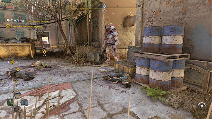 Your progress will be hindered by an appearance of a Goliath - an elite infected that uses a huge melee weapon - Dying Light 2: The Arrival - walkthrough - Story quest - Dying Light 2 Guide