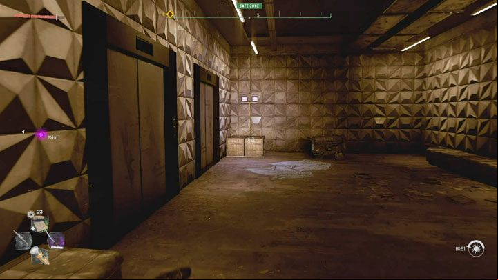 Behind the lobby, there are elevators - you can press the button of the elevator to summon it - Dying Light 2: VNC Tower - The tallest building in the game - Basics - Dying Light 2 Guide