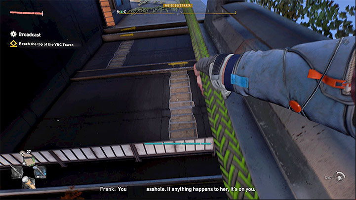 You can use it alternatively by climbing the rope instead of rocking it - Dying Light 2: Grappling Hook - how to unlock and use - Exploration - Dying Light 2 Guide