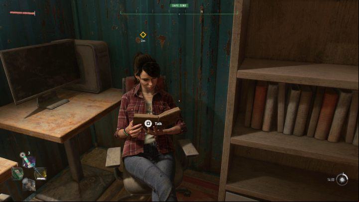 Talk to Thalia and learn the locations of the five new books - Dying Light 2: Book Club 4 - walkthrough - Book Club tasks - Dying Light 2 Guide