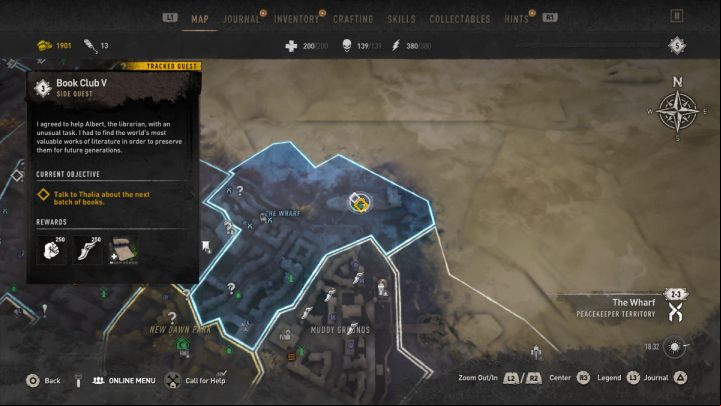 This quest will be unlocked after completing the Book Club 4 side quest - Dying Light 2: Book Club 5 - walkthrough - Book Club tasks - Dying Light 2 Guide