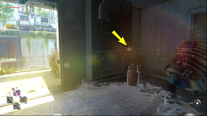 Go to the apartment on the top floor of a building in the Garrison district - Dying Light 2: Book Club 6 - walkthrough - Book Club tasks - Dying Light 2 Guide
