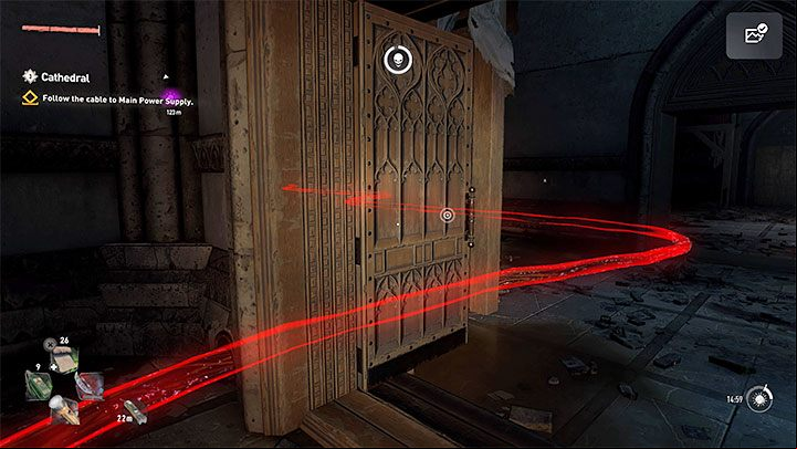 After the battle enter the room Leto ran out of - Dying Light 2: Cathedral - walkthrough - Story quest - Dying Light 2 Guide