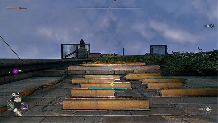 You'll reach a room filled with computers, where you'll find a ageway to the roof and notice Kurt nearby - Dying Light 2: Cathedral - walkthrough - Story quest - Dying Light 2 Guide
