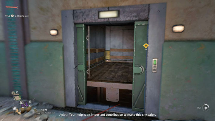 Succesfully plugging the cables to red boxes 1, 2 and 3 will activate the elevator - Dying Light 2: A Place to Call Home - walkthrough - Story quest - Dying Light 2 Guide