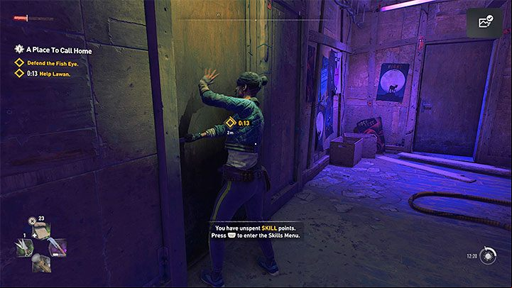 At the very end of the battle, you'll need to help Lawan - Dying Light 2: A Place to Call Home - walkthrough - Story quest - Dying Light 2 Guide
