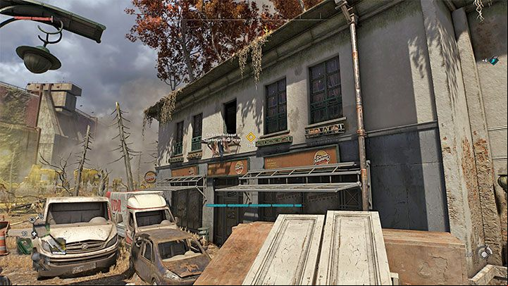 You have to explore the hideout on Courtesan Row Street at the northern end of Houndfield - Dying Light 2: Veronika - walkthrough - Story quest - Dying Light 2 Guide