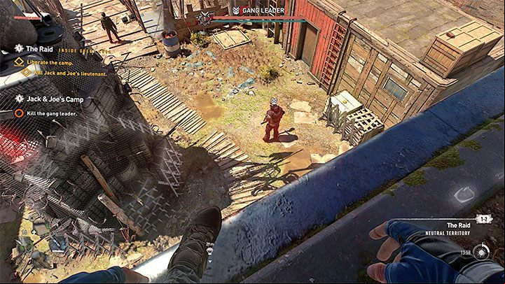 Regardless of how you went the camp, you must reach the area with the lieutenant - he is located near the main bridge leading to this location - Dying Light 2: The Raid - walkthrough - Story quest - Dying Light 2 Guide