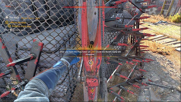 After killing the lieutenant, you should spend some time exploring the bandit camp - all uncollected loot from this location will be lost after the camp is captured - Dying Light 2: The Raid - walkthrough - Story quest - Dying Light 2 Guide