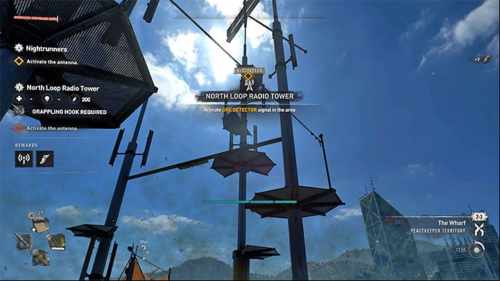There's a new radio tower on the roof and you must climb to the top, just like during the Broadcast quest - Dying Light 2: Nightrunners - walkthrough - Story quest - Dying Light 2 Guide