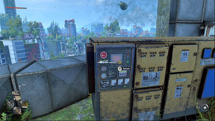 The second antenna is south from here (fortunately it's not as high as this one was) and you can use your glider to reach it - Dying Light 2: Nightrunners - walkthrough - Story quest - Dying Light 2 Guide