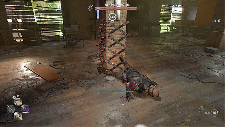 Your destination is the door inside one of the skyscrapers you can easily reach from the outer balconies - Dying Light 2: Nightrunners - walkthrough - Story quest - Dying Light 2 Guide