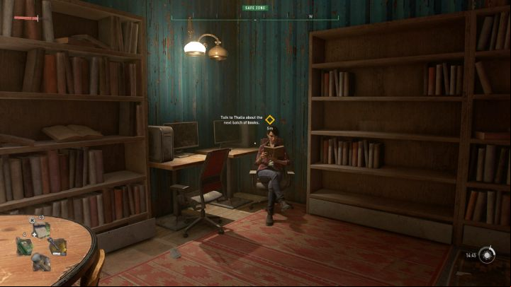 Talk to Thalia and get a list of 7 new books - Dying Light 2: Book Club 8 - walkthrough - Book Club tasks - Dying Light 2 Guide