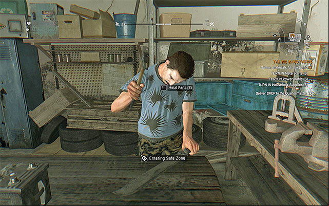 You can deliver the ingredients one by one or give them to Kurt all at once. - 22: The Big Bang Thesis | Side quests - The Slums - Side quests - The Slums - Dying Light Game Guide