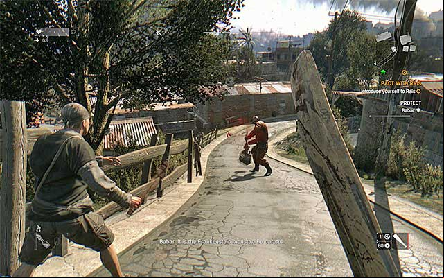 An example of a blunt weapon. - Melee weapons | Combat - Combat - Dying Light Game Guide
