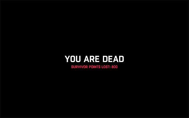After dying, the game will inform you about the penalty you receive and you will be teleported to a safe zone. - Death and its consequences | Combat - Combat - Dying Light Game Guide