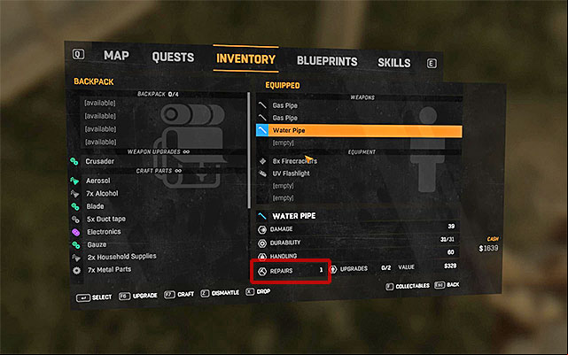 One of many similarities between Dead Island and Dying Light is the fact that weapons used by main character gradually worn off - Weapon repairing | Enemies - Enemies - Dying Light Game Guide
