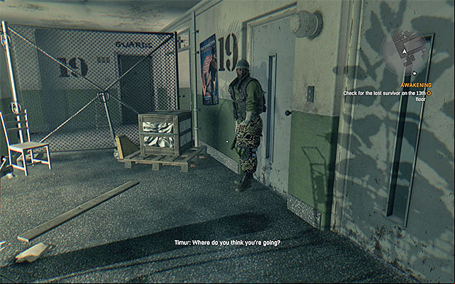 Use the elevator. - 1: Awakening | Main quests - The Slums - Main quests - The Slums - Dying Light Game Guide