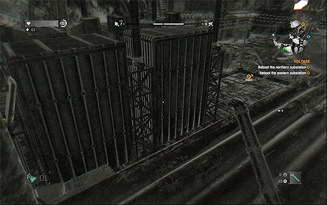 One of the substations. - 4: Voltage | Side quests - The Slums - Side quests - The Slums - Dying Light Game Guide