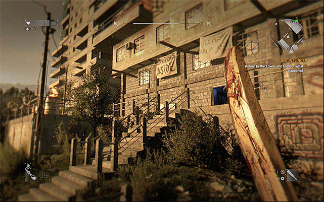 Tower is one of the larger quarters of the survivors - Main hideouts and safe zones | Enemies - Enemies - Dying Light Game Guide