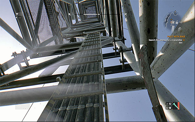 You have to reach the top of the tower. - 4: Pact with Rais | Main quests - The Slums - Main quests - The Slums - Dying Light Game Guide