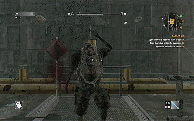 Quickly deal with the Toad. - 7: Gassed Up | Side quests - The Slums - Side quests - The Slums - Dying Light Game Guide