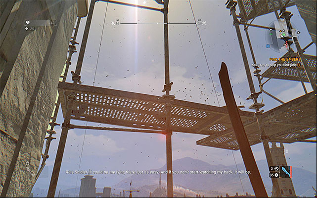 Climb to reach the top of the tower - 8: Find the Embers | Main quests - Old Town - Main quests - Old Town - Dying Light Game Guide