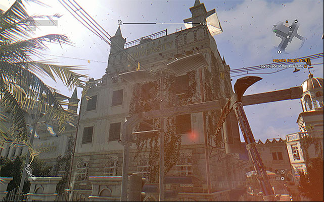 Enter the university through the rooftop door - 9: Higher Education | Main quests - Old Town - Main quests - Old Town - Dying Light Game Guide