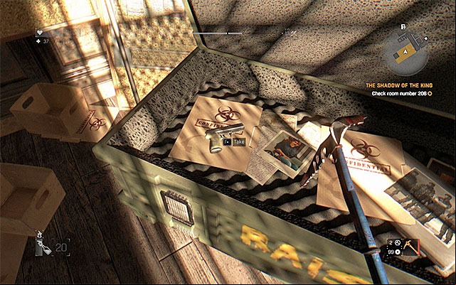 A crate with Raiss belongings - 13: The Shadow of the King | Side quests - Old Town - Side quests - Old Town - Dying Light Game Guide
