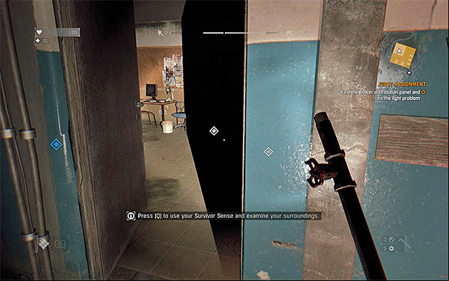 Survivor sense can be used for scanning the surroundings - Exploration | Enemies - Enemies - Dying Light Game Guide