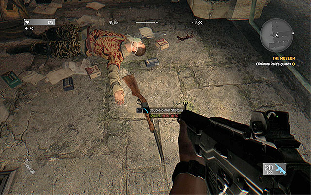 You can take the shotgun - 12: The Museum | Main quests - Old Town - Main quests - Old Town - Dying Light Game Guide