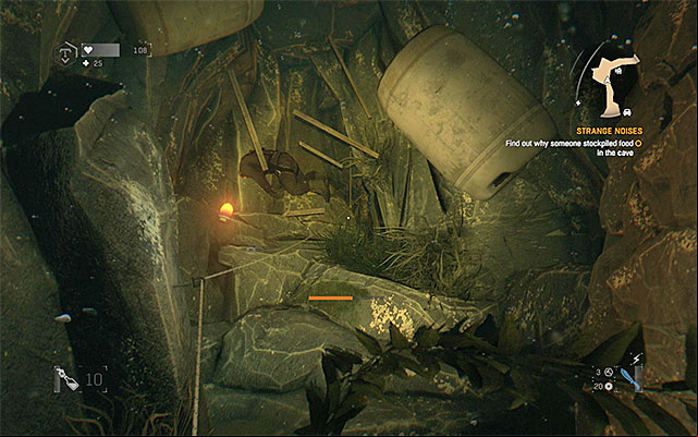 When you are exploring underwater caves to surface regularly - Strange Noises | Side quests - Jasirs Farm - Jasirs Farm | Side Quests - Dying Light: The Following Game Guide