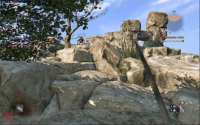Reach the top and avoid unnecessary fights with the Infected. - An Unfinished Story | Main story - Main story - Dying Light: The Following Game Guide