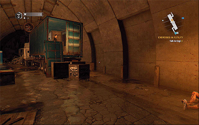Ezgi has been hiding from Dara inside the trailer - Exercises in Futility | Side quests - Jasirs Farm - Jasirs Farm | Side Quests - Dying Light: The Following Game Guide