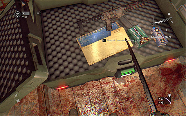 A crate with a Blueprint of an experimental part. - How to Get The Best Parts? | The Buggy - The Buggy - Dying Light: The Following Game Guide