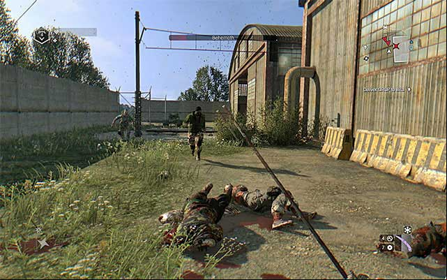 Eliminate any running infected lured by the sounds of battle regularly. - How to defeat Behemoth? | Side quests - Other locations - Other locations | Side Quests - Dying Light: The Following Game Guide