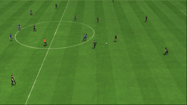 Flat es (X/A) are the bread and butter when playing the ball both from the penalty area, in the middle of the field, and even near the opponent's penalty area - EA Sports FC 24: ing - Basics - EA Sports FC 24 - game guide